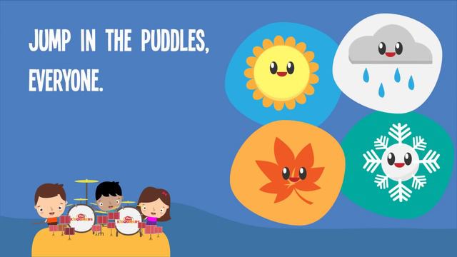 What's The Weather Like Today - THE KIBOOMERS Preschool Songs for Circle Time смотреть онлайн