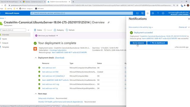 Exercise Set - Create a Linux virtual machine in Azure смотреть онлайн
