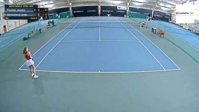 Linda Klimovicova [WC] - Jessika Ponchet [3] (W40 Ricany 2023 R32) смотреть онлайн