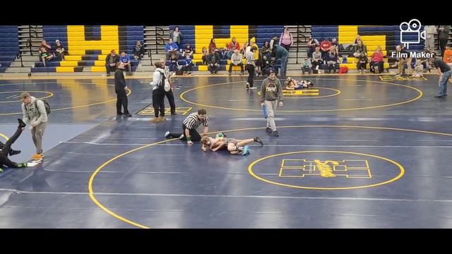 James' First Wrestling Meet, Hastings 1-7-24