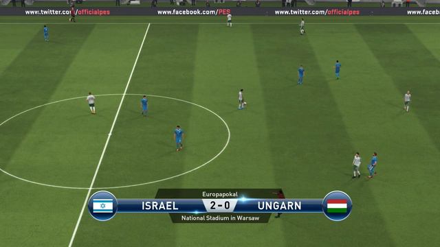 ISRAEL VS HUNGARY ישראל VS Magyarország UEFA EURO 2016 PES 2015 FUNNY GAMEPLAY