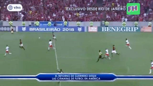 EMOCIONANTE RECIBIMIENTO DE PAOLO GUERRERO EN EL ESTADIO DE MARACANA DE FLAMENGO) смотреть онлайн