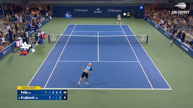 USA Open 1.kolo Filip Krajinović - Gvido Pelja 1:3 (7:6, 3:6, 2:6, 2:6) смотреть онлайн