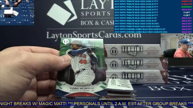 2019 Topps Tribute Baseball Hobby 6 Box Case Break #3 PICK YOUR TEAM смотреть онлайн