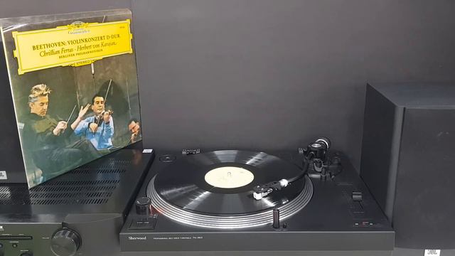 Beethoven : Violinkonzert D-dur vinyl LP album (LP record) Side A смотреть онлайн