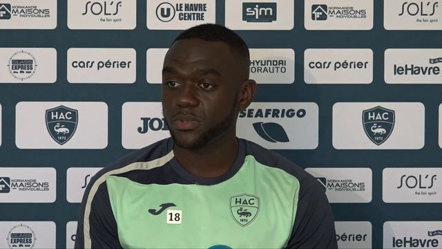 Avant Caen - HAC, interview de Amos Youga смотреть онлайн
