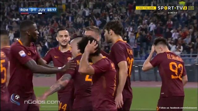 Radja Nainggolan Goal - Roma vs Juventus 4-1 - La Liga 14/05/2017 HD смотреть онлайн