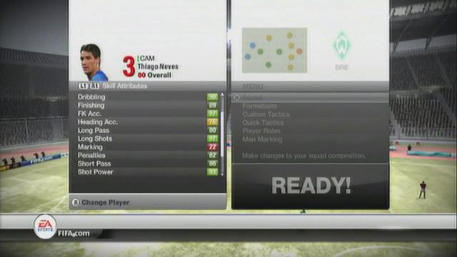 Fifa 12- Thiago Neves In Game Stats-BEAST!!!!! смотреть онлайн