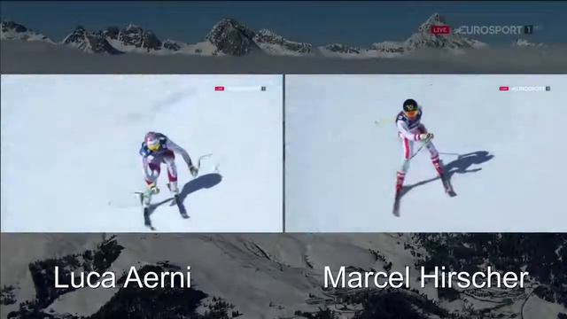 Luca Aerni vs Marcel Hirscher смотреть онлайн
