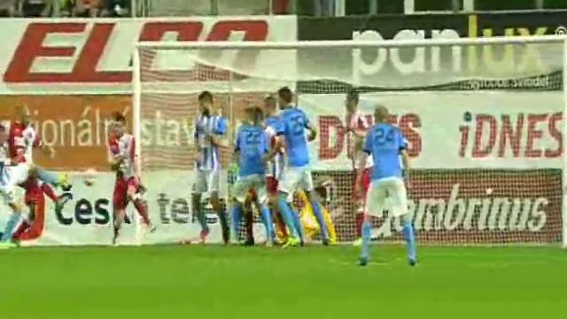 "Faul" Nitrianského na Skaláka | Mladá Boleslav - Slavia Praha смотреть онлайн