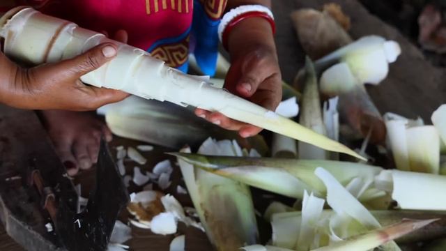 Bamboo Shoot Recipe | শুটকি মাছ দিয়ে বাঁশ কোড়লের এই রান্না একবার খেলে সারা জীবন মনে থাকবে | смотреть онлайн