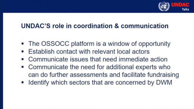 UNDAC Talks: Episode 3 - Disaster Waste Management With Camila Andersson