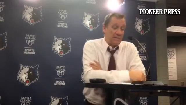 Video: #Twolves coach Flip Saunders was hard on the young, non-energetic players in post game comme смотреть онлайн