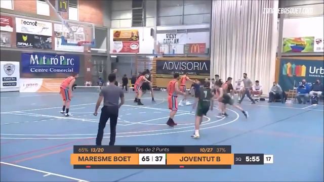 LIGA EBA 21/22 | Conrad Martínez (Joventut), partido ante Mataró Parc Boet Maresme смотреть онлайн