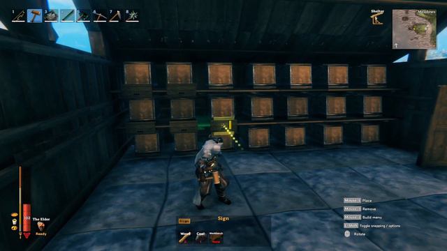 Valheim: Storage Room Building Timelapse смотреть онлайн