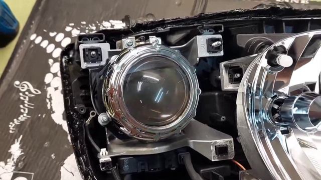 Установка Biled MTF Dynamic Vision в Lexus lx570 смотреть онлайн