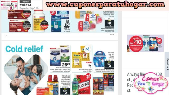 ⚠️✋Circular **CVS**👉9/4/22 Al 9/10/22👈BUENISIMAS OFERTAS Tendremos GLITCHES