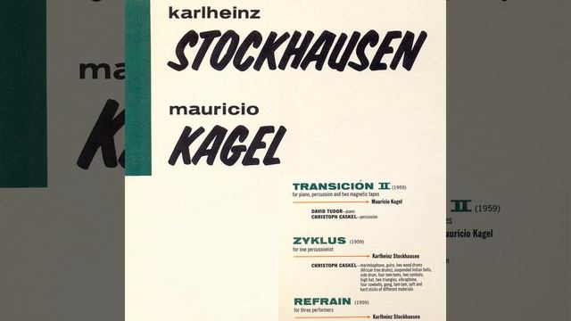 Refrain (For Three Performers) смотреть онлайн