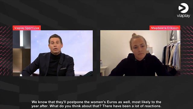 Magda Eriksson interview with Viaplay 21 March 2020 смотреть онлайн