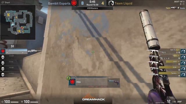 Liquid Vs Gambit - Mirage - CORSAIR DreamHack Masters Marseille 2018