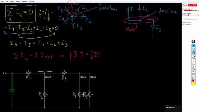 Kirchhoff's Current Law (KCL), Junction Rule, Nodal Rule Explained