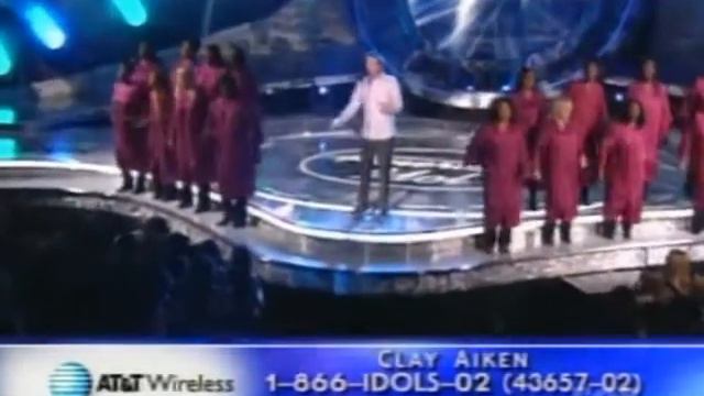 Clay Aiken sings Bridge Over Troubled Water on AI2 Final 2 Show смотреть онлайн
