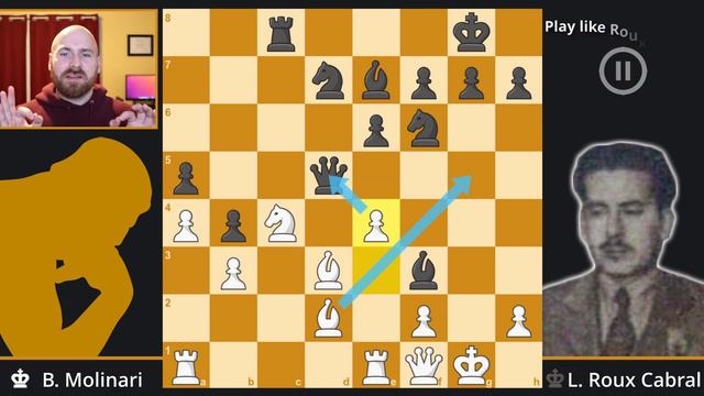 "The Uruguayan Immortal" - Best Of The 40s - Molinari vs. Roux Cabral, 1943 смотреть онлайн