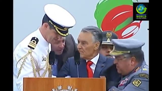 President Of Portugal Is Brought Unconscious To The Stage [ReversedWorld]