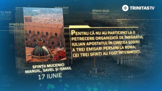 Sfinții Mucenici Manuil, Savel și Ismail - 17 Iunie