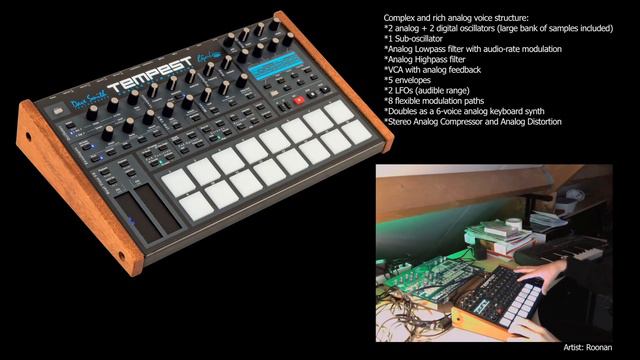 Dave Smith Instruments Tempest Analog Drum Machine Video Compilation- Roger Linn Design смотреть онлайн