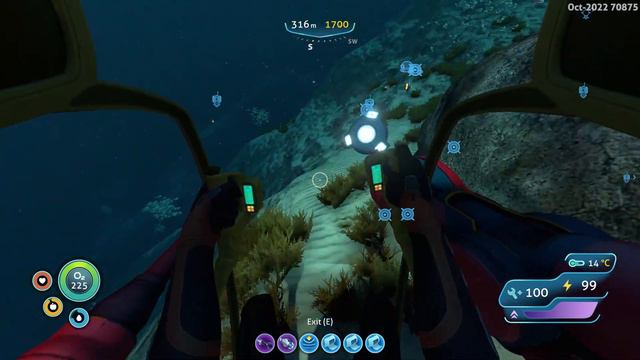 Subnautica - Fish swarm glitch til engine freakout XD смотреть онлайн