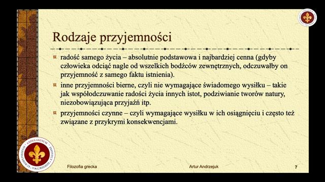 Epikurejczycy | Prof. Artur Andrzejuk
