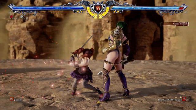 Soul Calibur VI pizaniko(Amy) VS Palm(Ivy) смотреть онлайн