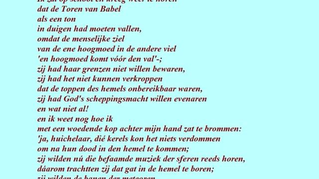 Hendrik Marsman - Gedicht: 'Toren van Babel' смотреть онлайн