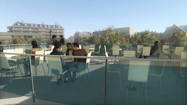 Loop Cafe | 3Д Архітектурна анімація смотреть онлайн