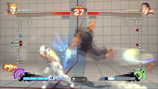 Dai Minh Yon [Guile] vs DiuNeiLoMouHai [Ryu] USF4 смотреть онлайн