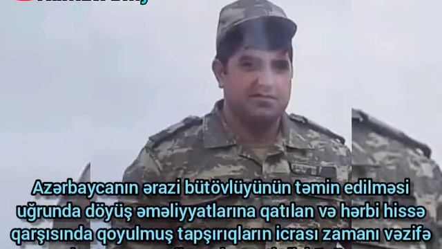 Şəhid Tariyel Salmanov _ Hərbi Həkim - Ağcabədi şəhəri