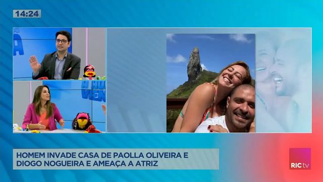 Homem Invade Casa De Paolla Oliveira E Diogo Nogueira E Ameaça A Atriz