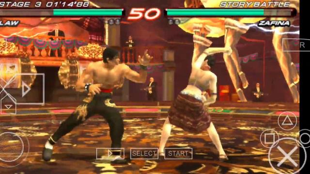law tekken 6 , story battle in psp emulator game video смотреть онлайн