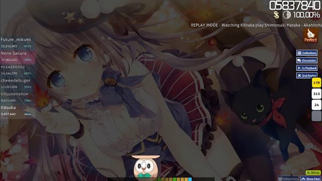 CTB / Shimotsuki Haruka - Akahitoha [Crystal's Another] SS смотреть онлайн