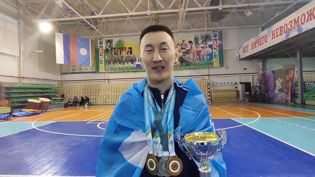 Петр Прудецкий саха многоборьетын 70кг республика чемпиона 16.03.2024 Чурапчы