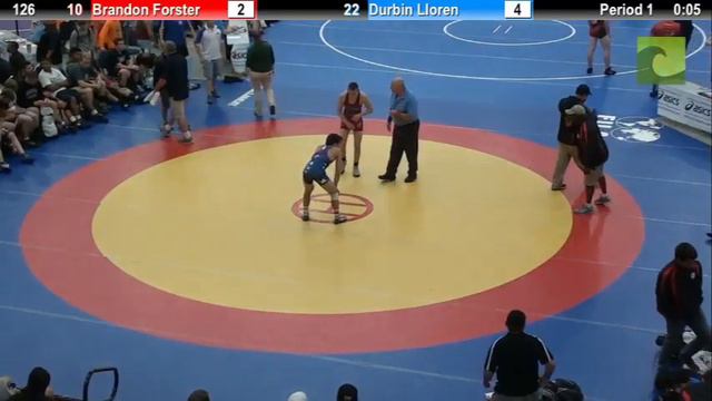 126 Brandon Forster Vs. Durbin Lloren