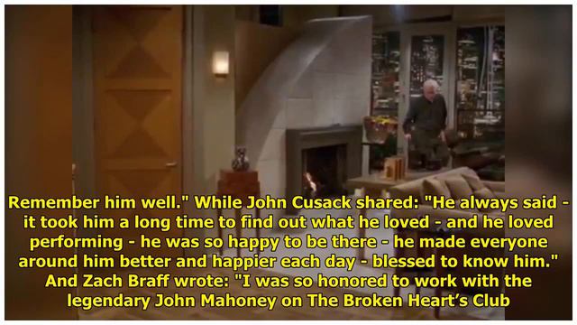 'I've not known a kinder man': Fellow stars pay tribute to John Mahoney after Frasier actor dies смотреть онлайн