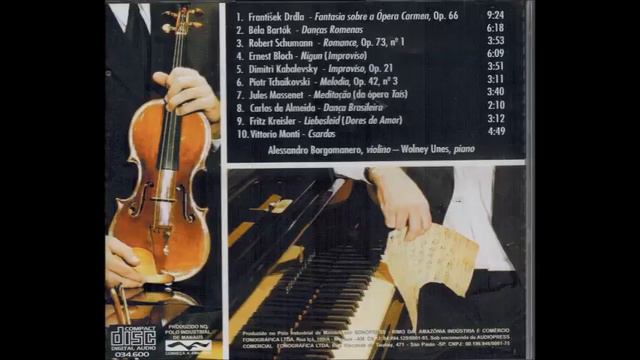 Recital Violino & Piano Alessandro Borgomanero - Violino, Wolney Unes - Piano смотреть онлайн