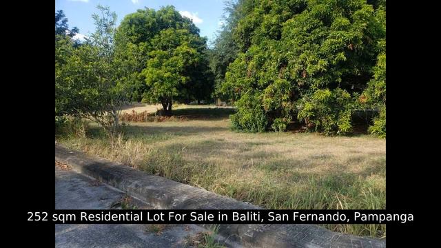 252 sqm Residential Lot For Sale in Baliti, San Fernando, Pampanga смотреть онлайн