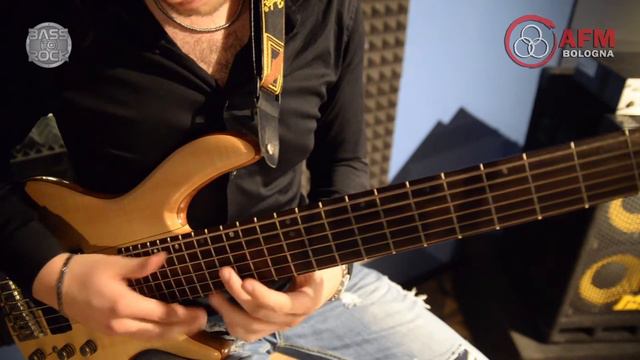 AFM Bologna // Steve Morse Band - Runaway Train // Bass Cover By Michele Cavalca