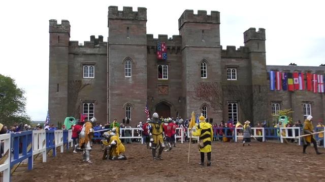 GERMANY v ENGLAND in 5 v 5 team Medieval Combat during IMCF World Championship in Scotland 2018 смотреть онлайн