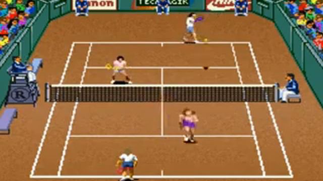 Andre Agassi Tennis - (SNES-Super Nintendo Entertainment System) смотреть онлайн