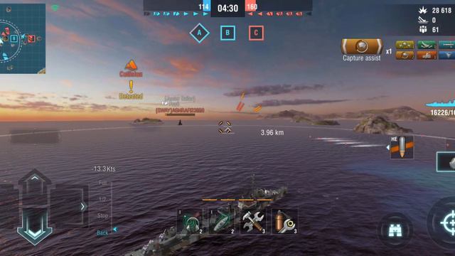 World Of Warships Blitz -  MVP Ernst Gaede, German Destroyer