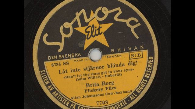 Brita Borg Med Flickery Flies - Låt Inte Stjärnor Blända Dig